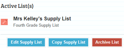 active lists screenshot