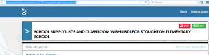 teacherlists url highlighted