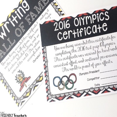 test prep olympics certificate