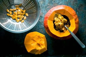 counting pumpkin seeds