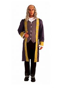 Man wearing Ben Franklin Costume