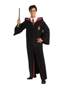 Man wearing Harry Potter costume