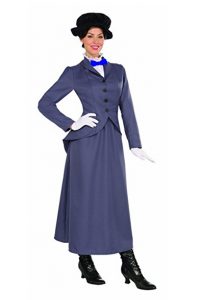 Woman wearing Mary Poppins costume