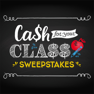 Cash for your Class Wish List Sweepstakes Logo