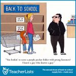 back to school shady character cartoon
