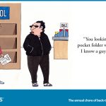 back to school shady character cartoon for twitter