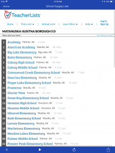 Matanuska-Susitna Borough School District on TeacherLists