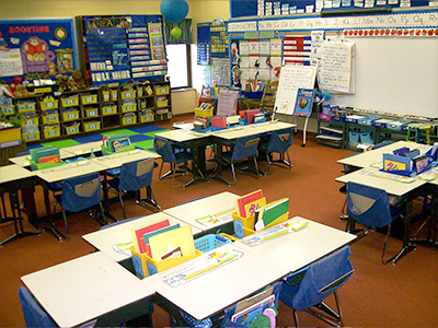 assortment of books at group tables