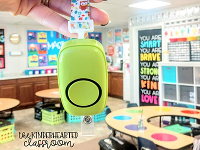 Wireless doorbell from the Kinderhearted classroom