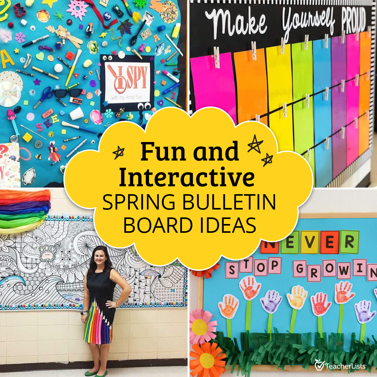 Interactive Spring Bulletin Boards