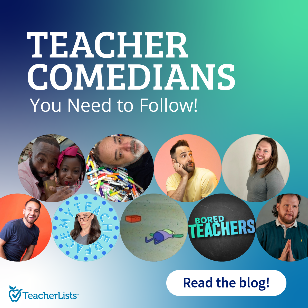 Teacher Comedians to Follow