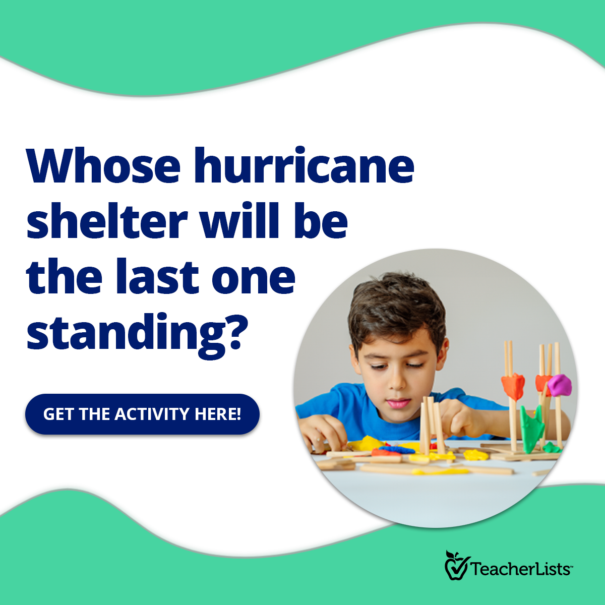 Play-Doh Hurricane Shelter Lesson Social Share