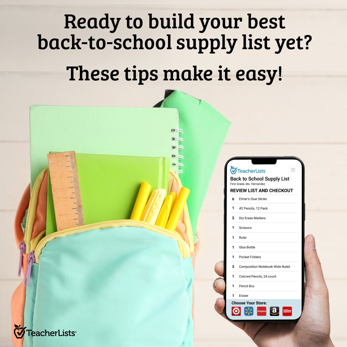 Back to School Supply List Tips