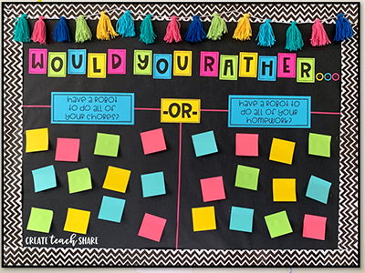 Would You Rather Bulletin Board