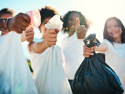 Collecting Litter