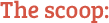 The scoop